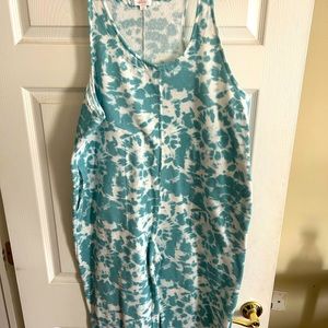 Women’s size L tie dye ankle length 1 piece outfit